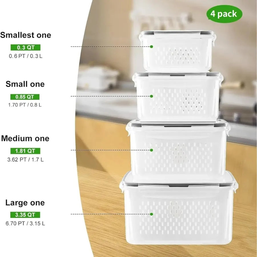 8/12/16 Pack Premium Food Storage Containers - Airtight, Leak-Proof, Microwave, Oven, Freezer and Dishwasher Safe - BPA Free, Stain-Resistant, Easy-Clean Design for Meal Prep and Bento Boxes,Fridge Organizers Stackable Plastic Durable Solid Set Kitchen